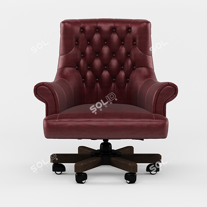 Elegant Mesh Chair 3D model image 3