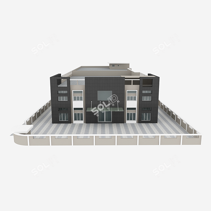 Industrial Workshop: Seamless Integration 3D model image 3