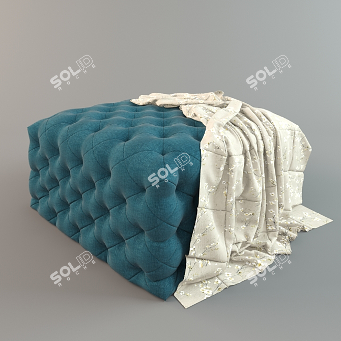 Versatile Upholstered Seating 3D model image 1