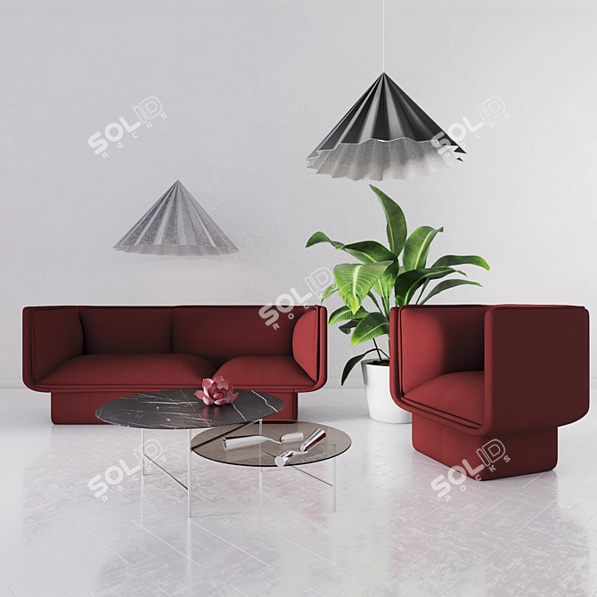 Title: Max Block Decor 3D model image 3