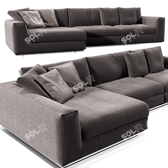  Hamilton Corner Option in Minotti Corona 3D model image 1