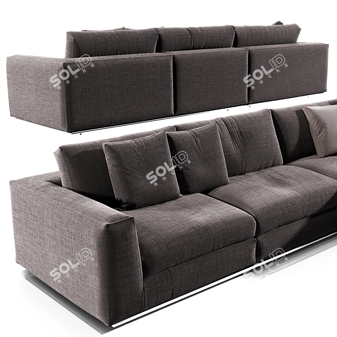  Hamilton Corner Option in Minotti Corona 3D model image 2