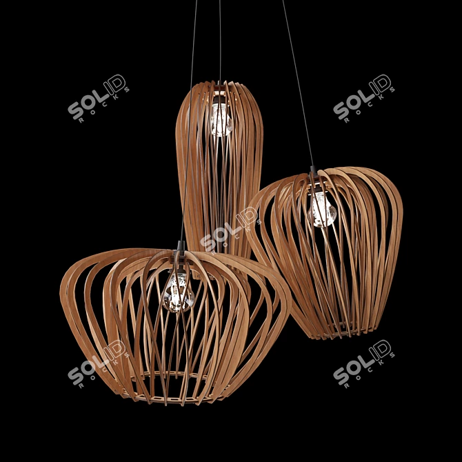 Elegant PARA Economy Lamps 3D model image 1