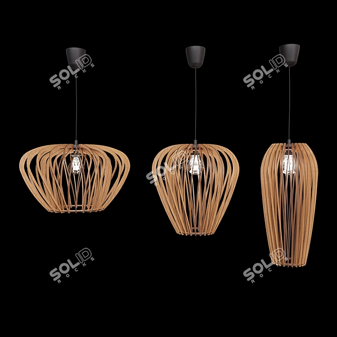 Elegant PARA Economy Lamps 3D model image 3