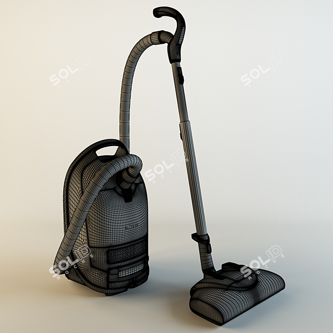 Miele C3 Kona Vacuum Cleaner 3D model image 3