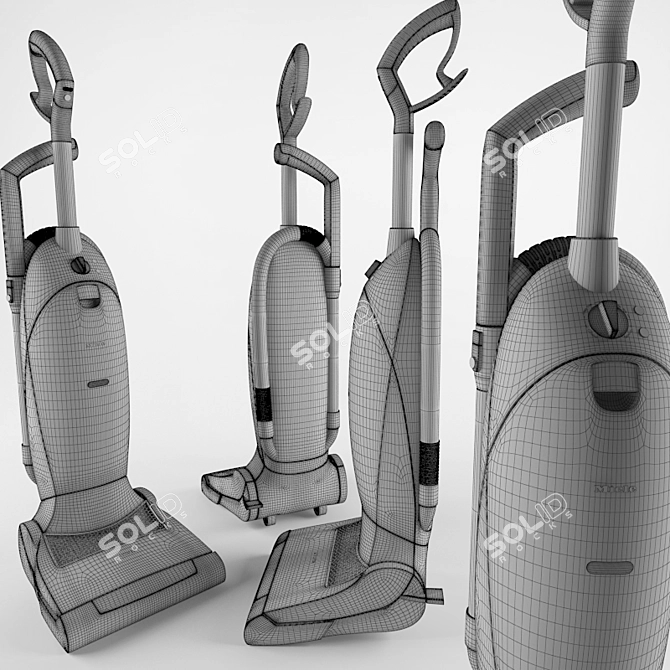 Miele Dynamic U1 Cat & Dog Vacuum 3D model image 3