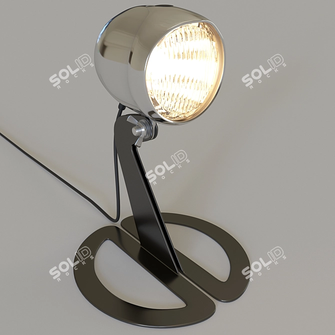 Minimalist Bike Lamp: Stylish Table Lighting 3D model image 2