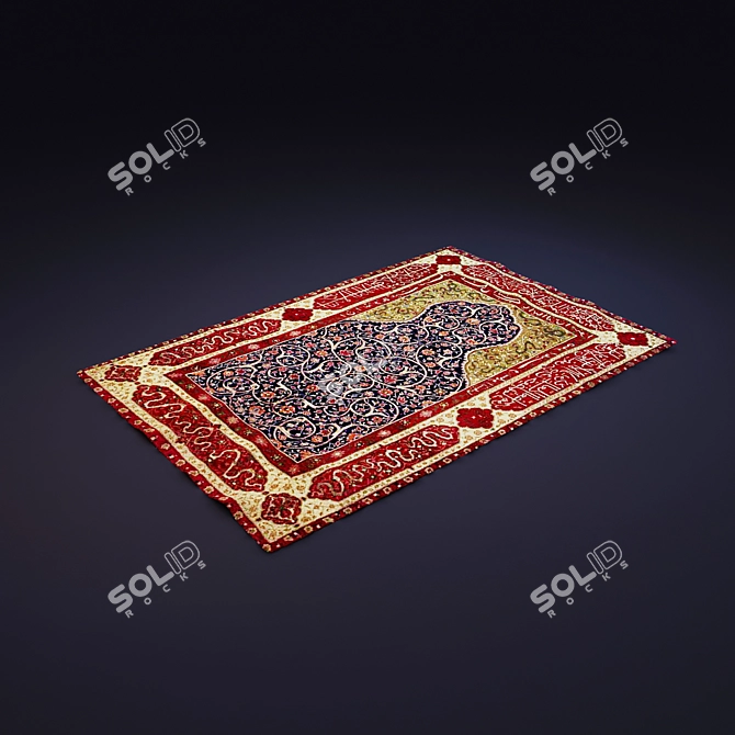 Divine Prayer Mat 3D model image 1