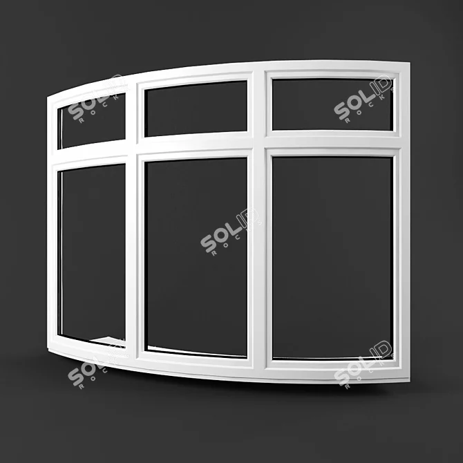 Sleek Window Solution 3D model image 2