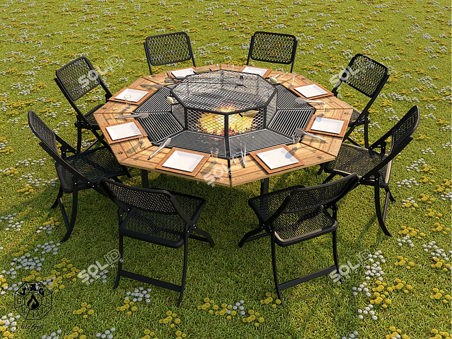 Ultimate Outdoor BBQ Experience 3D model image 3