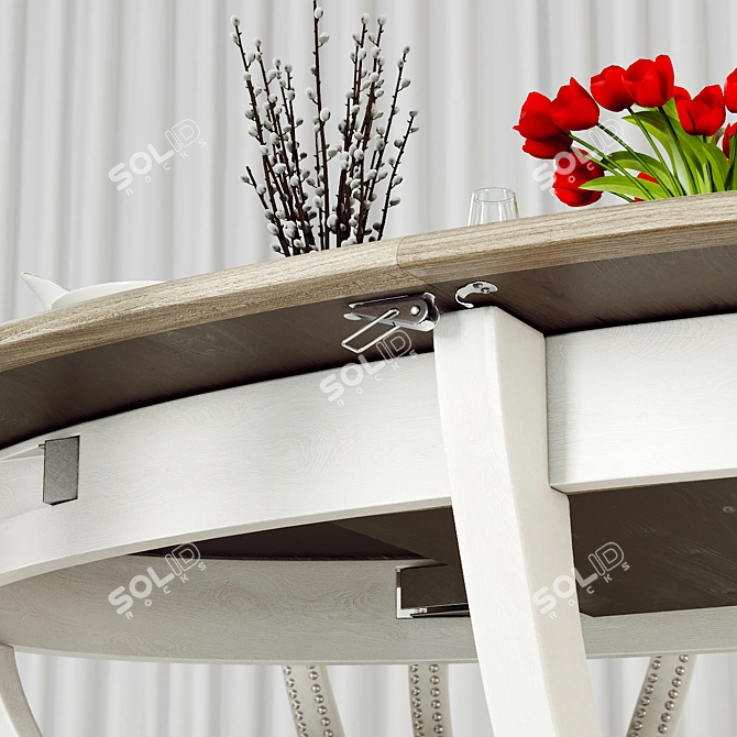 Elegant Dining Set: Garda Decor 3D model image 2