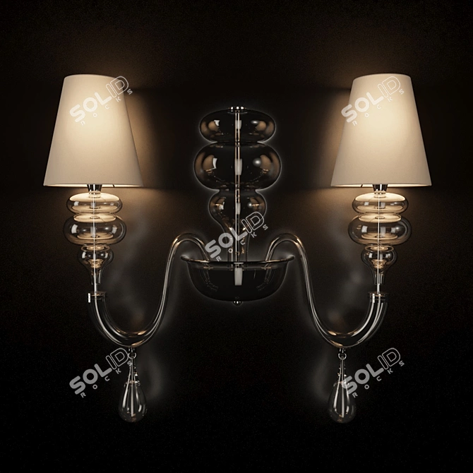 Barovier & Toso Ran Side 7159 Sconce 3D model image 1