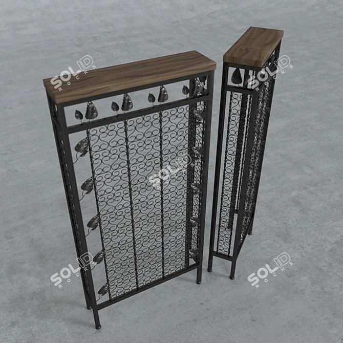 Title: Radiator Grille: Stylish Decor for Wall 3D model image 2