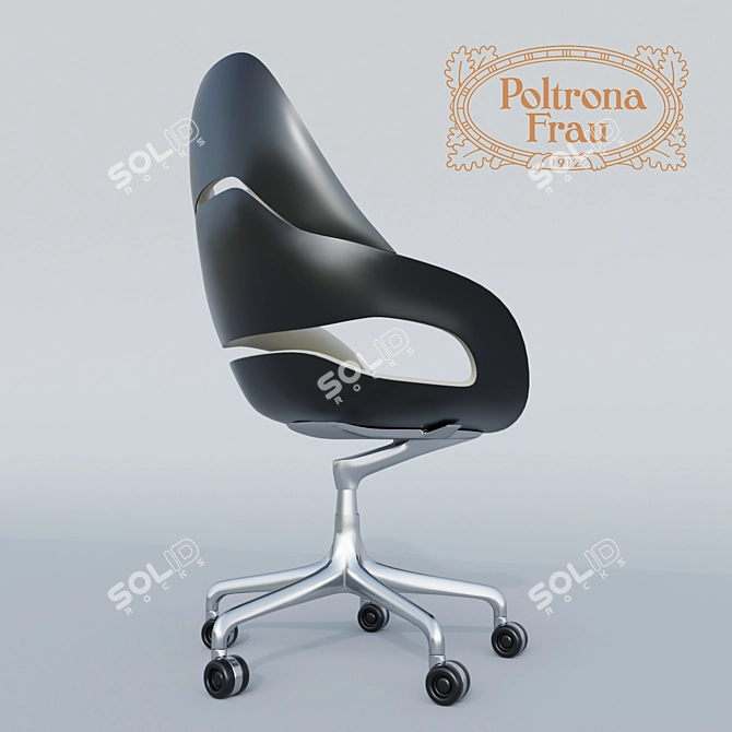 Stylish and Comfortable POLTRONA FRAU cockpit 3D model image 2