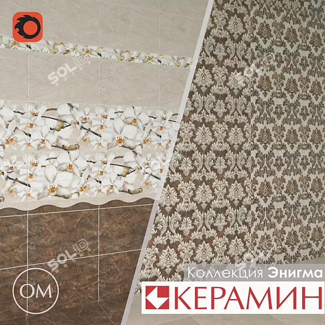 Enigma: Belarusian Ceramic Tile 3D model image 1