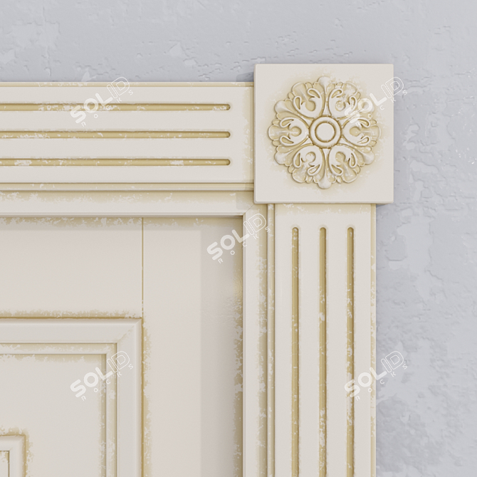 Elegant Ergo Doors 3D model image 2