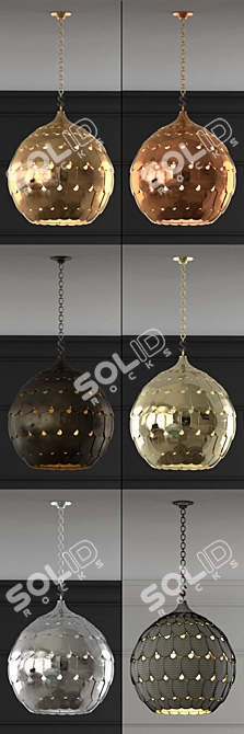 Handcrafted Owl Lantern: Dappled Light 3D model image 2