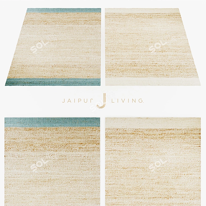 Naturals Tobago Jaipur Mallow Rug 3D model image 1