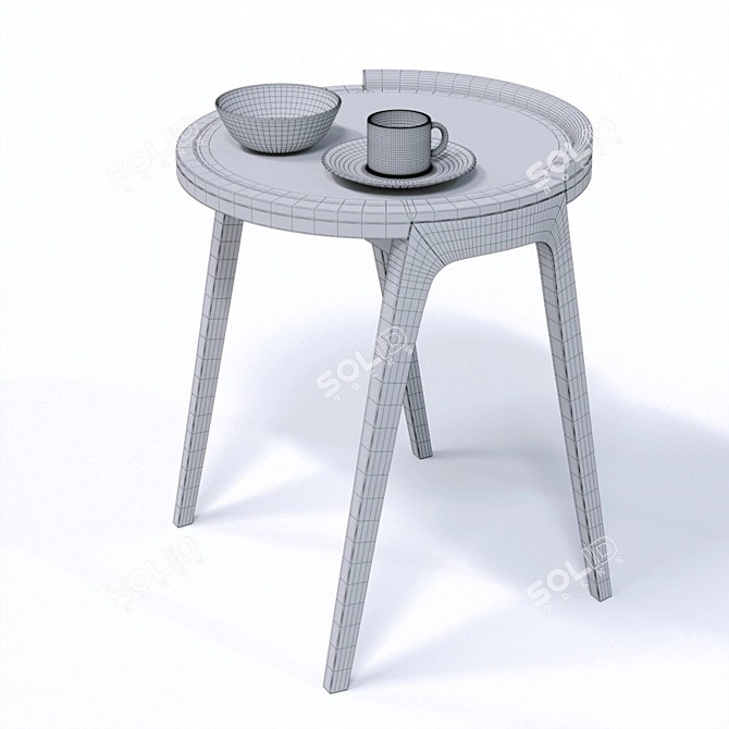 Modern Deck Coffee Table by Porada 3D model image 2