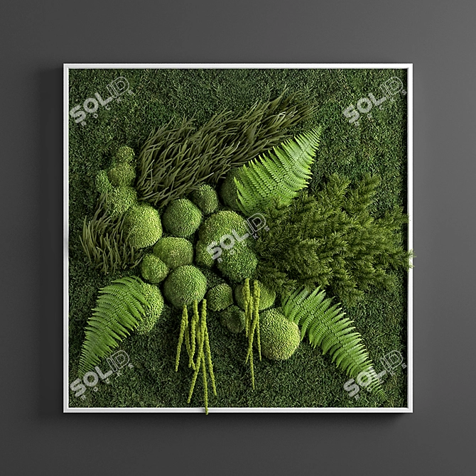 Green Panel 800mm | 3D Max, Obj | V-Ray Render 3D model image 1