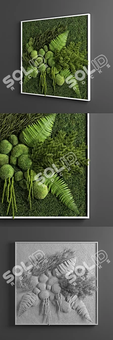 Green Panel 800mm | 3D Max, Obj | V-Ray Render 3D model image 2