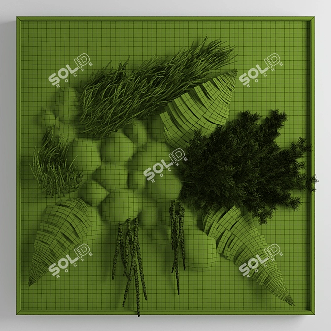 Green Panel 800mm | 3D Max, Obj | V-Ray Render 3D model image 7