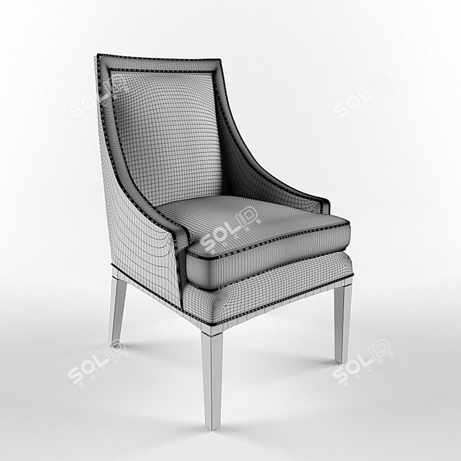Elegant Mya Chair by Bernhardt 3D model image 3