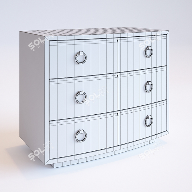 Modern Davidson Holland Chest 3D model image 2