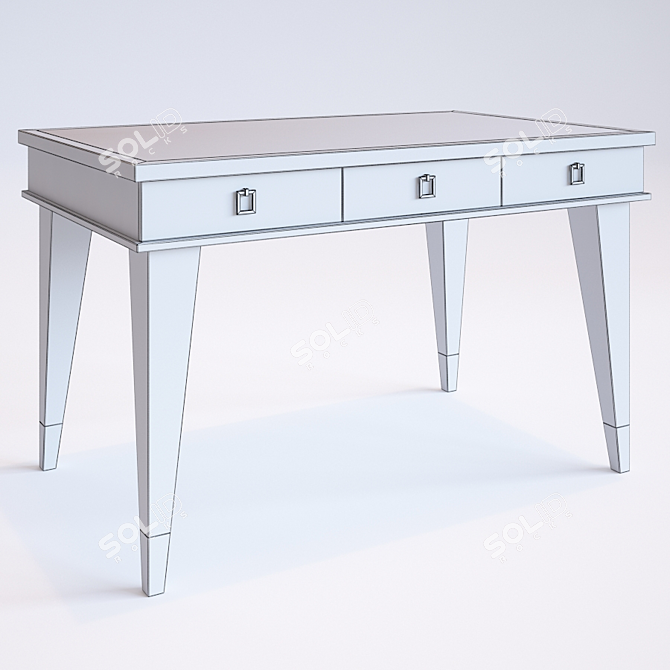 Elegant Marlborough Desk (AD567) 3D model image 2