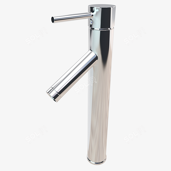 Sleek Faucet Washbasin: Modern Bathroom Upgrade 3D model image 4