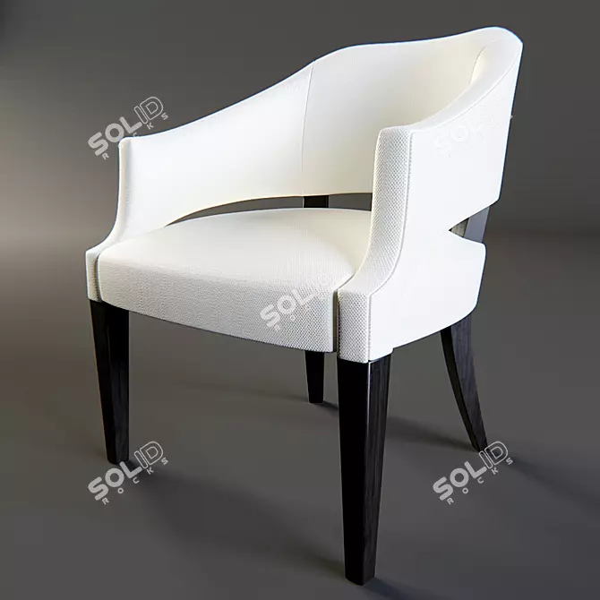 Castleton London Chair: Classic Elegance 3D model image 1