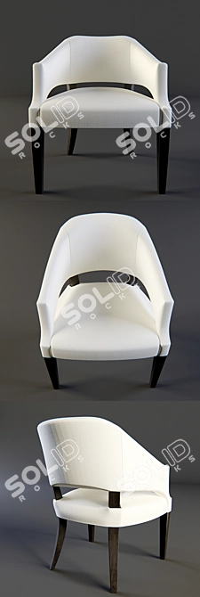 Castleton London Chair: Classic Elegance 3D model image 2