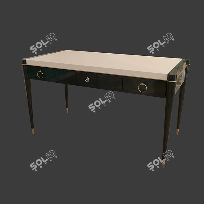 Modern Italian Galimberti Nino Blenda Table 3D model image 1