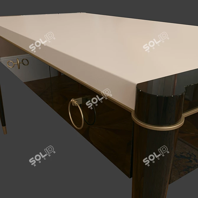 Modern Italian Galimberti Nino Blenda Table 3D model image 2