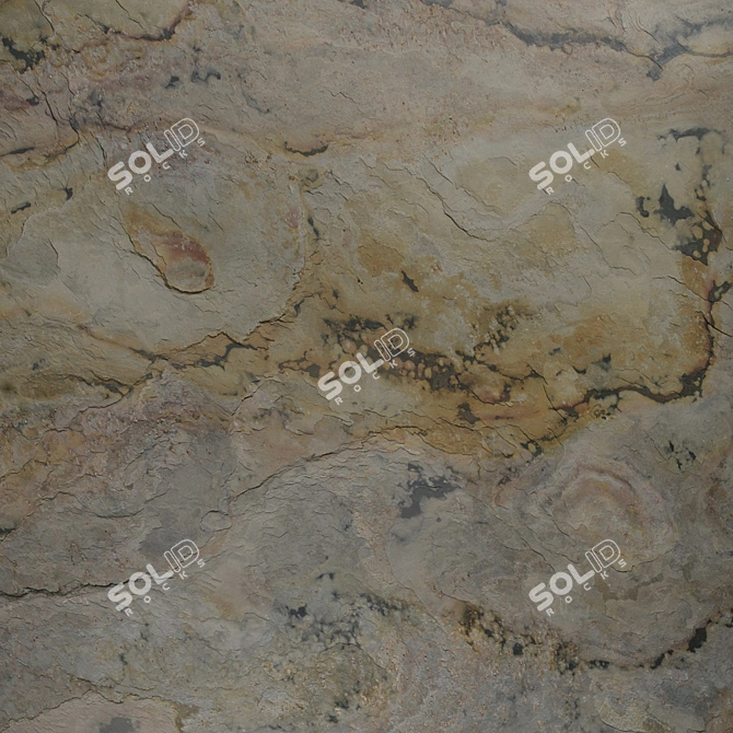 Autumn Stone Veneer: Easy-to-use, Natural Slates 3D model image 1