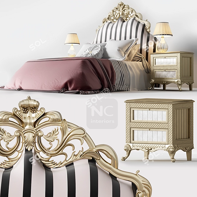 Neopoliscasa Florence Bedroom Set 3D model image 4