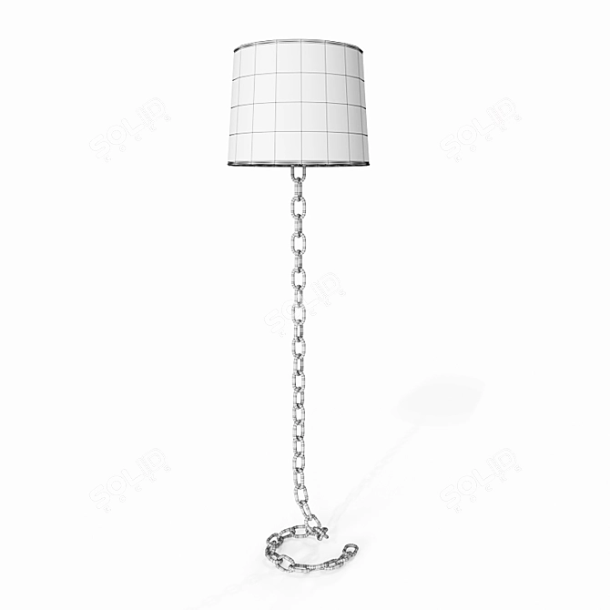 Industrial Chain Floor Lamp 3D model image 3