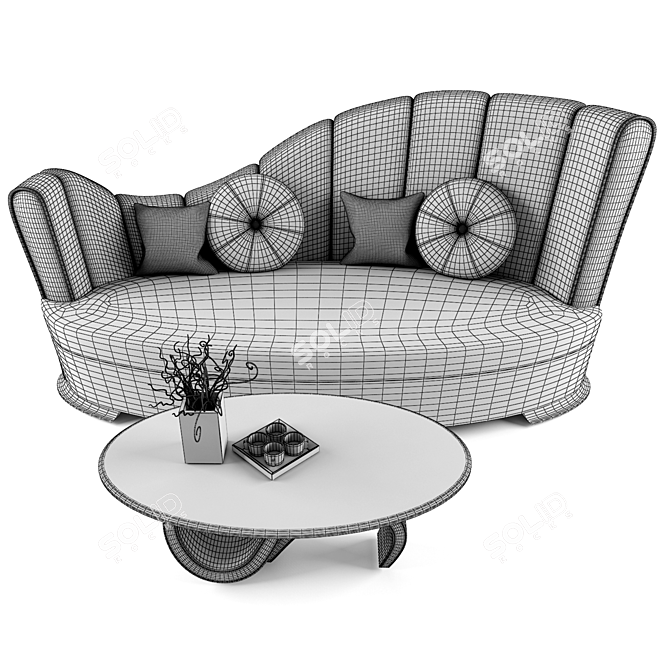 ELLEDUE S 617: Modern Italian Sofa 3D model image 3