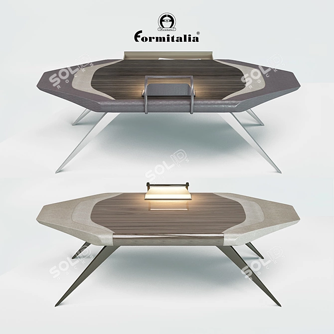 Italian Luxury: FORMITALIA Table 3D model image 1