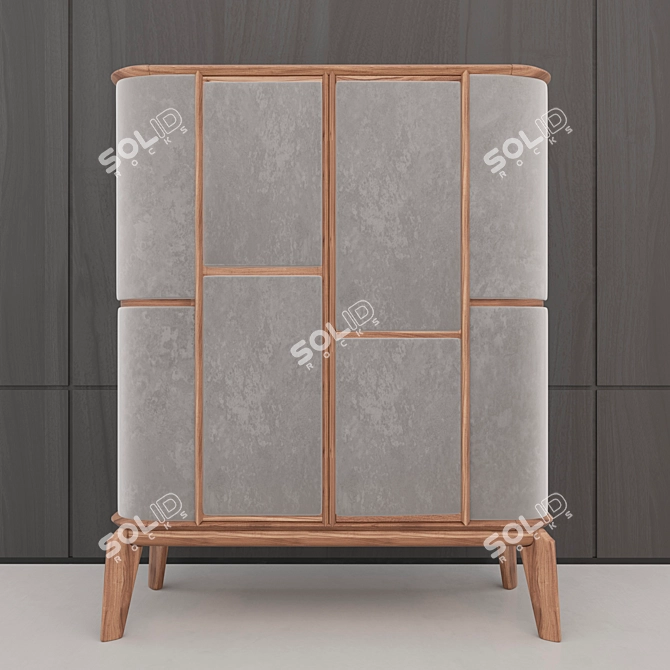 Matthias Wine Cabinet: Elegant and Functional 3D model image 2