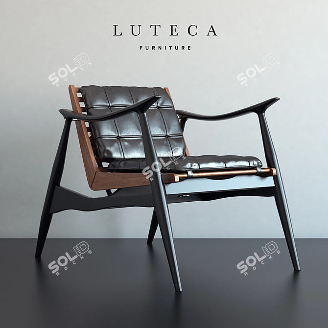 Sleek Altra Chair: By Alexander Diaz 3D model image 1