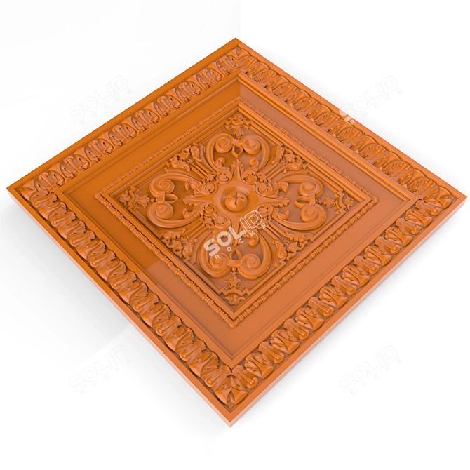 Decorative Panel - Stucco 

Title: Stunning Stucco Decor Panel 3D model image 2