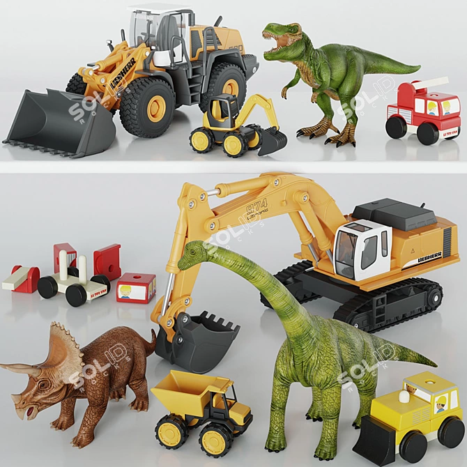 Archive of Toys: Max 2011, FBX, Textures 3D model image 1