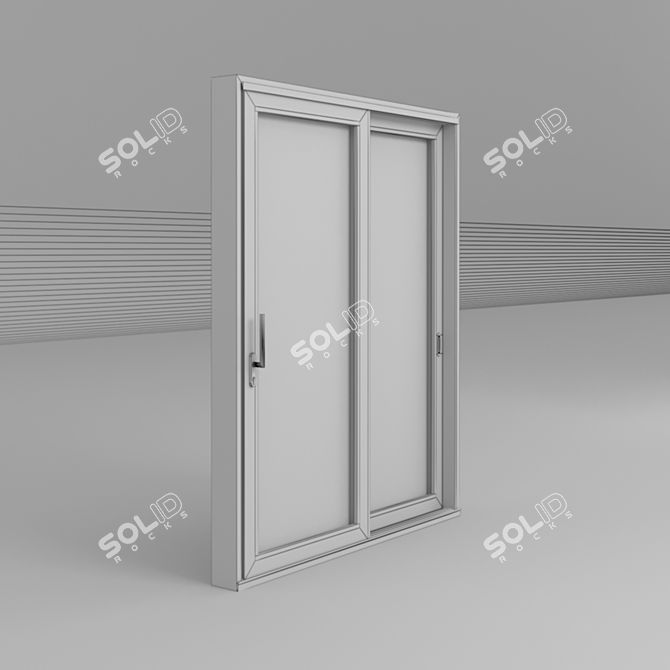 Schuco ASS 70.HI Sliding Door ST 2A 3D model image 3