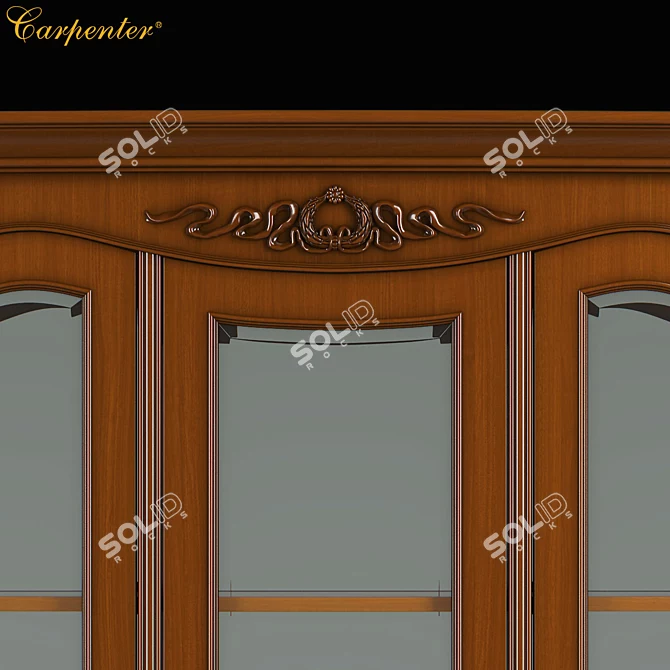 Carpenter Wine Cabinet: Elegant & Functional 3D model image 2