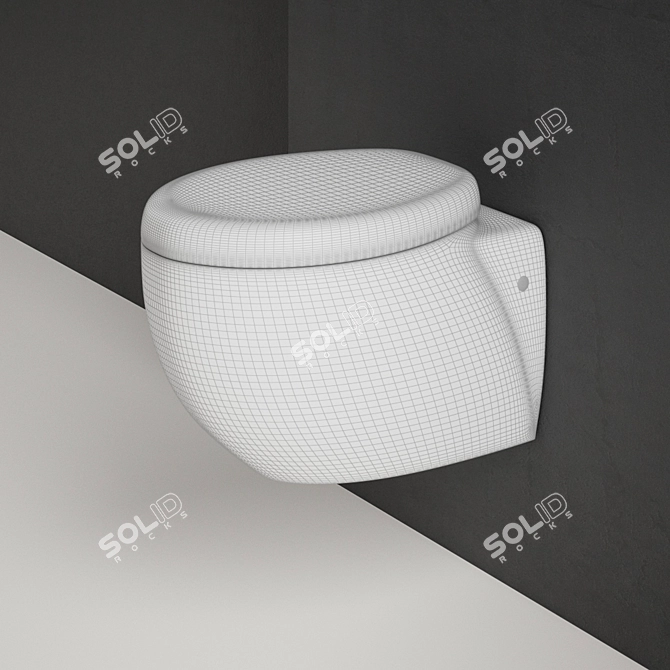 Elegant Villeroy & Boch Aveo Soft Close 3D model image 2