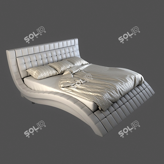 Atlantico Bed by Ormatek 3D model image 1