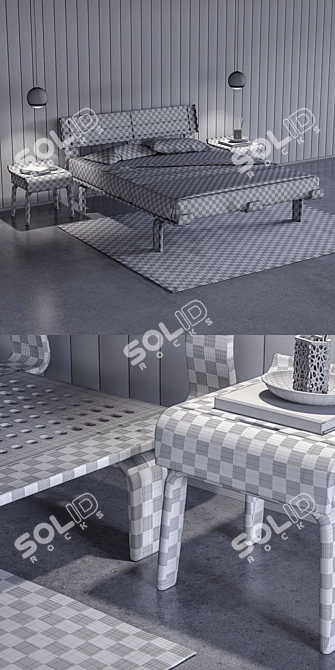 Alpine Bed Set: Modernica Case Study 3D model image 3