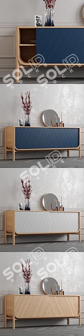 Marius Sideboard: Elegant and Versatile 3D model image 2