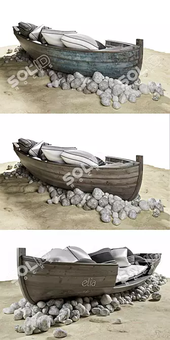 Beach Boat: Perfect for Holidays 3D model image 2